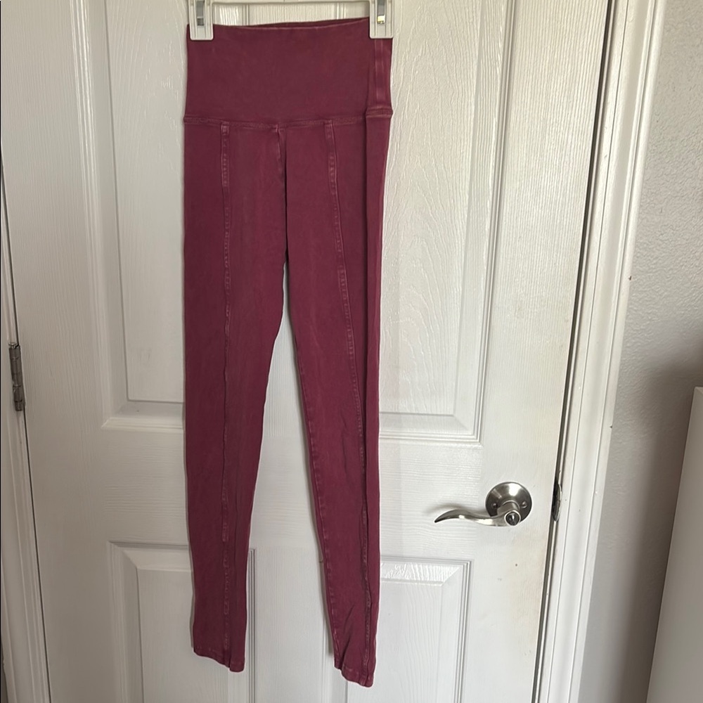 Aerie High-Waisted Pink Leggings